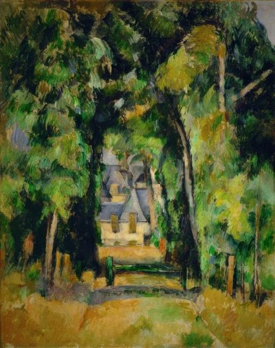 Avenue in Chantilly by Paul Cézanne